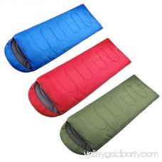 2018 New Large Single Comfortable Sleeping Bag Warm Soft Adult Waterproof Camping Hiking Sleeping Bag Beach Bed Red 570751064